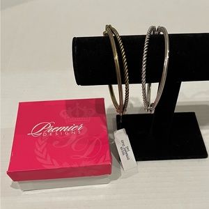 New Premier Designs Dynamic Dual, silver and gold antique finished metal